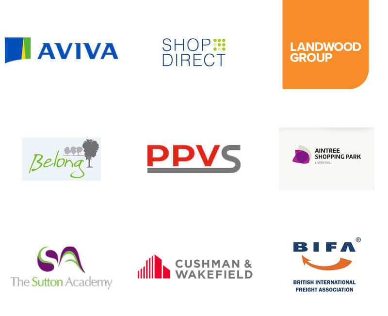 PMC client logos, panel 1